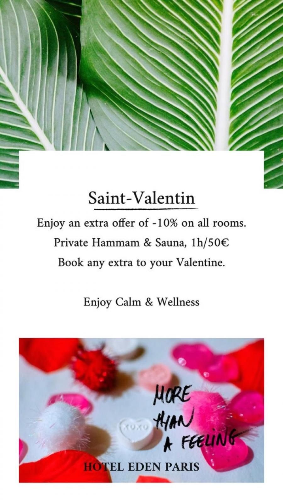 Offre Saint valentin