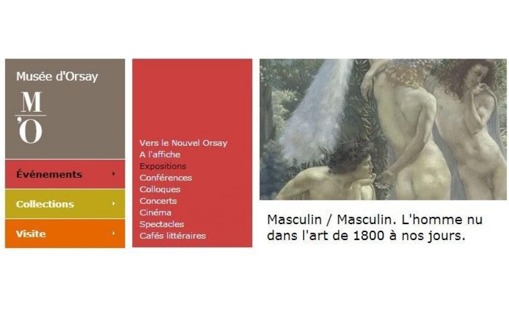 Exposition Masculin Masculin : l'homme nu offert aux regards