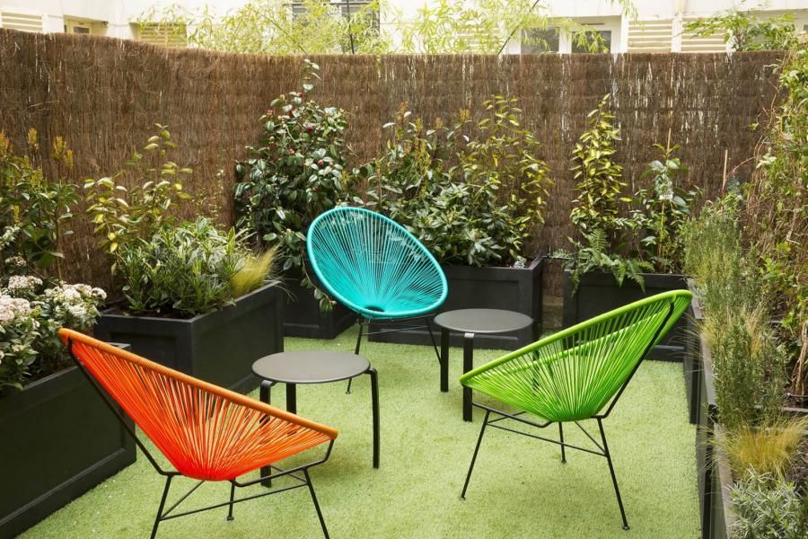 Hôtel Eden Paris - The patio